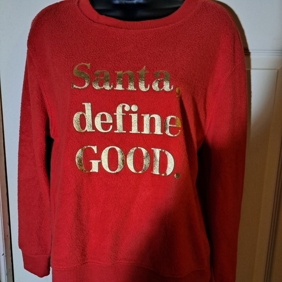 No boundaries Christmas fleece size medium 5/$25 - Picture 2 of 4